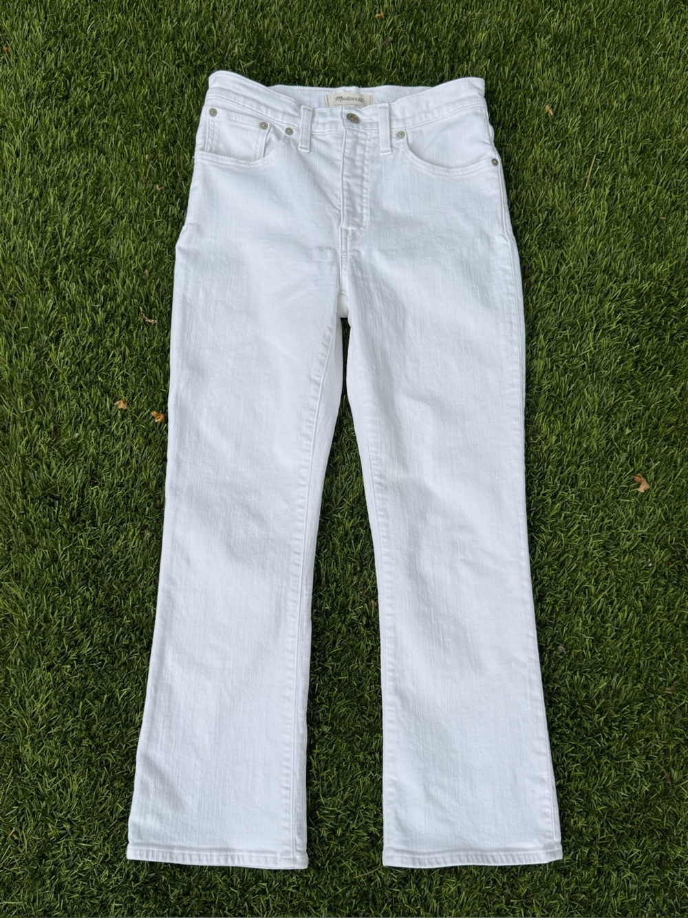 Madewell "Cali Demi Boot" cropped jeans - Size 27